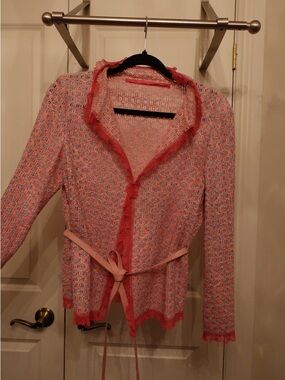 Vintage Pink Emanuel Unargo Y2K Cardigan, Size 6